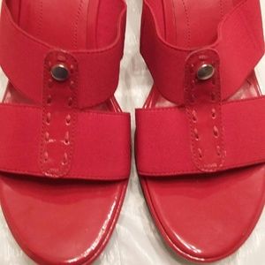 Easy Spirit Red Sandals